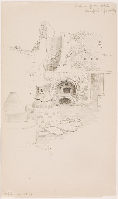 Leipomo ja myllyt, Pompei tekijältä George Elbert Burr