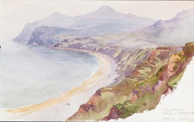 Bay at Nevin, Wales, 1899. tekijältä George Elbert Burr