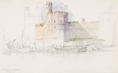 Caernarvonin linna, 1899. tekijältä George Elbert Burr
