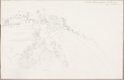 Rheinfelsin linna, St. Goar tekijältä George Elbert Burr