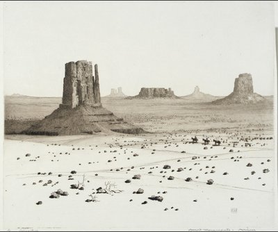 Aavikkomonumentit, Arizona tekijältä George Elbert Burr