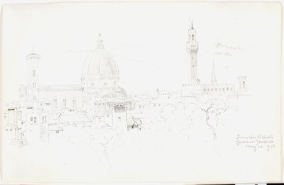 Bobolin puutarhasta, Firenze tekijältä George Elbert Burr
