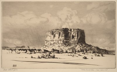 Mesa Encantada, New Mexico (nro 2) tekijältä George Elbert Burr