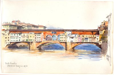 Ponte Vecchio, Firenze tekijältä George Elbert Burr