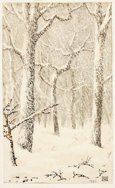 Nimetön (Puut lumessa) tekijältä George Elbert Burr