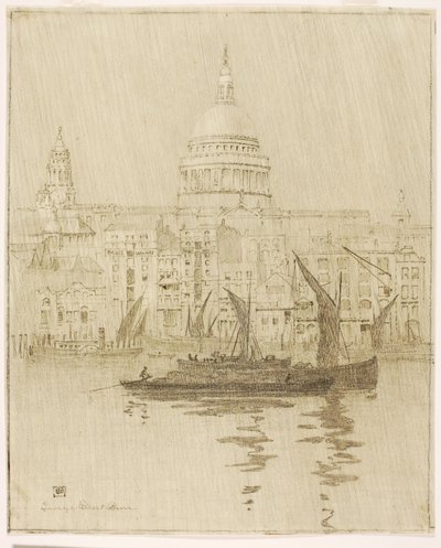 Untitled (siirtopiirustus Misty Day, Paul