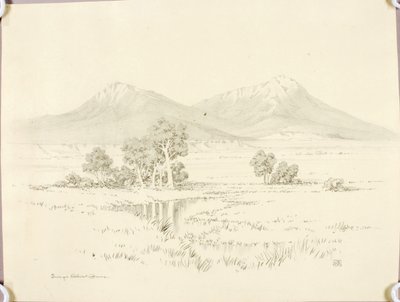 Nimetön (siirtopiirustus Spanish Peaks [nro 2]) tekijältä George Elbert Burr