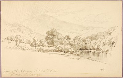 Llugwyn laakso (Moel Siabod), Pohjois-Wales tekijältä George Elbert Burr