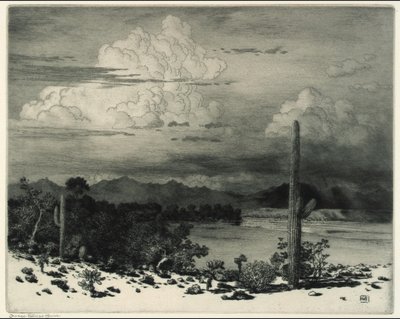 Verde River, apassireservaatti, Arizona tekijältä George Elbert Burr
