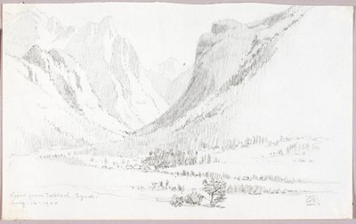 Näkymä Toblachista, Tirol tekijältä George Elbert Burr