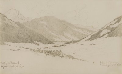 West from Toblach, Tirol tekijältä George Elbert Burr