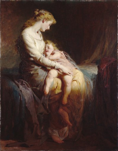 Äiti ja lapsi tekijältä George Elgar Hicks