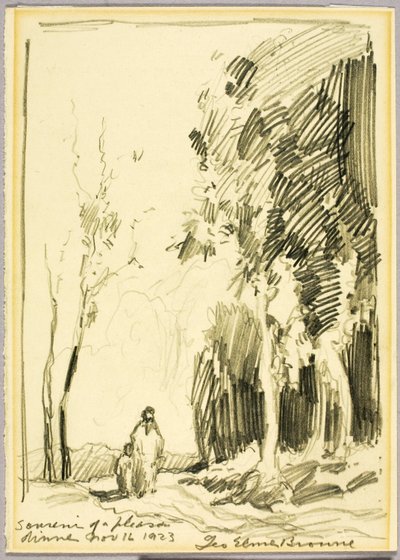Muisto miellyttävästä illallisesta tekijältä George Elmer Browne