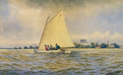 Tuck Up, 1887 (akvarelli paperille) tekijältä George Emerick Essig