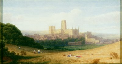 Durham, ennen vuotta 1828 (akvarelli ja guassi) tekijältä George Fennel Robson