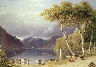Ullswaterin päällikkö järvialueella tekijältä George Fennel Robson