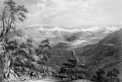"Snowy Range, Landourista", 1838. tekijältä George Francis White