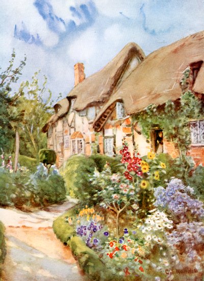Anne Hathaways Cottage, Shottery, Warwickshire, 1924-1926. tekijältä George Franck Nicholls