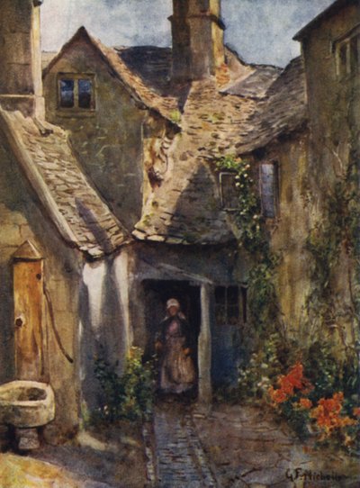 Vanhat talot, Chipping Campden tekijältä George Franck Nicholls