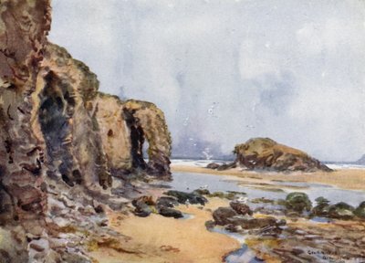 Perranporth (väri litho) tekijältä George Franck Nicholls