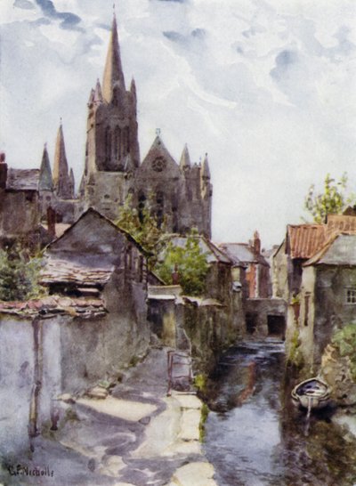 Truro (väri litho) tekijältä George Franck Nicholls