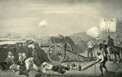 Raskas päivä paristoissa ennen Delhiä, 1857, 1901. tekijältä George Francklin Atkinson