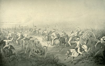 Intian hevostykistö laukkaa toimintaan, 1850-luku, 1901. tekijältä George Francklin Atkinson