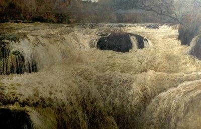 Salmon Leap, Cenarth Falls, Cardiganshire, Wales, 1878 tekijältä George Frank Miles