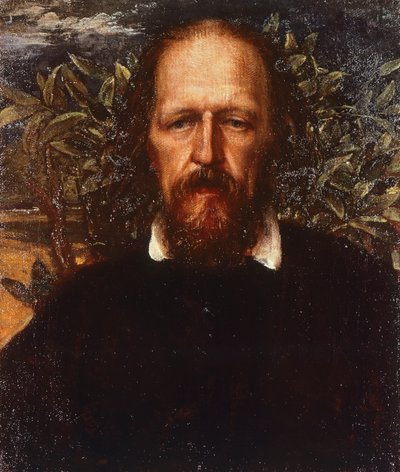 Alfred Tennysonin (1809-1892) muotokuva, kirjoittanut George Frederick Watts (1817-1904) tekijältä George Frederic Watts