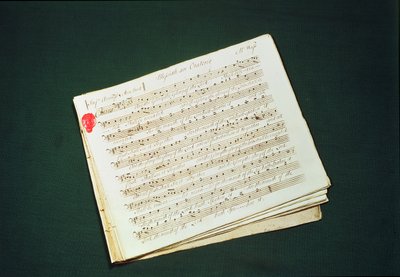 Messiaan alkuperäinen partituuri tekijältä George Frederick Handel