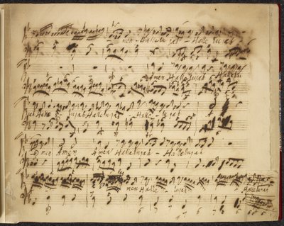 R.M.20.f.12, no.2 Sekalaiset kokoelmat ja valikoimat vol. VI, n. 1735-1750 (muste paperille) tekijältä George Frederick Handel