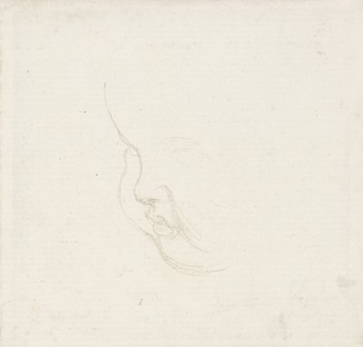Tutkimus lapsen päälle, n. 1860 (grafiitti) tekijältä George Frederick Watts