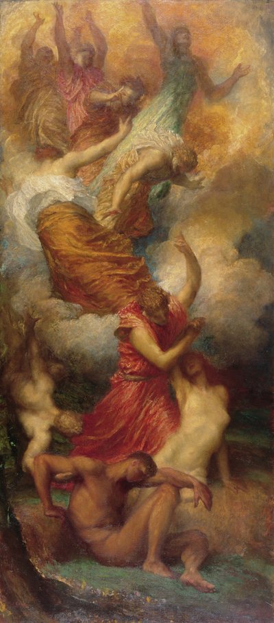 Huonekalut ja erilaiset esineet 1100- ja 1300-luvuilta tekijältä George Frederick Watts