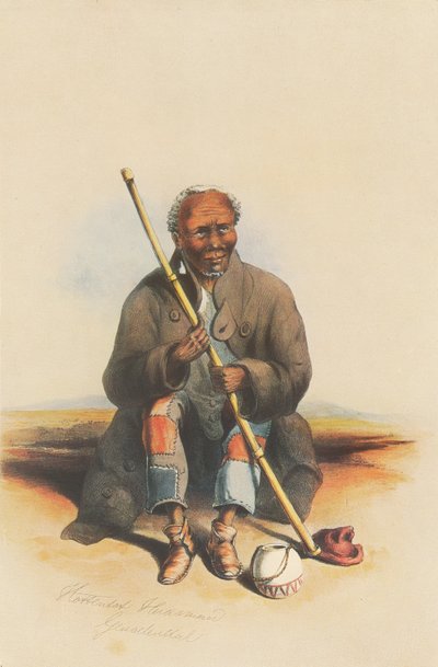 Leveregt Aris, iäkäs hottentottimies, - tekijältä George French Angas