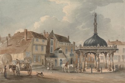 Corn Hill ja Moot Hall, Ipswich tekijältä George Frost