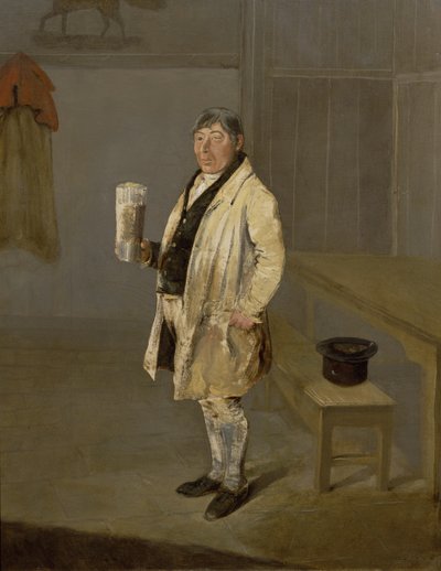 Portrait of Coachman from Bramham Park, Yorkshire, joka tunnetaan nimellä William Fox, n. 1822 (öljy kankaalle) tekijältä George Garrard