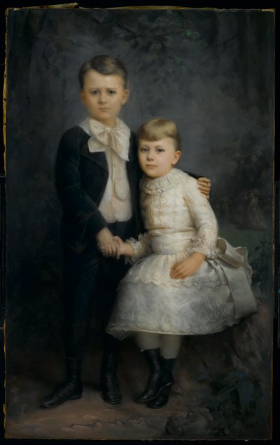 Muotokuva kahdesta lapsesta, 1891 tekijältä George Gerhard