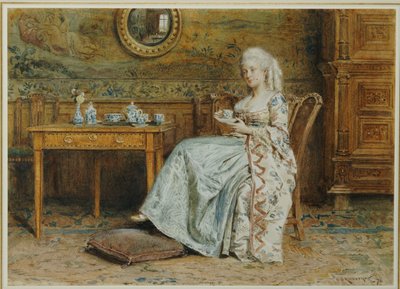 Iltapäivätee, 1876 tekijältä George Goodwin Kilburne