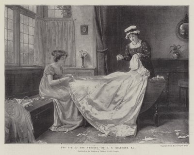 Hääpäivän aatto tekijältä George Goodwin Kilburne