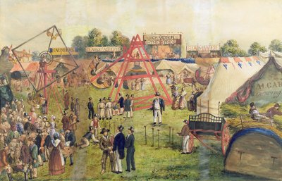 Croydon Fair, 1833 (wc ja muste paperille) tekijältä George Hawkins