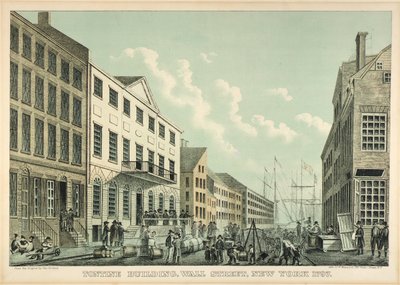 Tontine Building, Wall Street, N.Y., 1797 tekijältä George Hayward