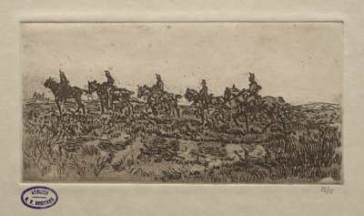 Ratsuväen kohtaus tekijältä George Hendrik Breitner