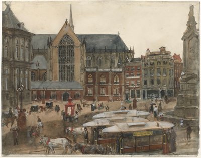 Dam-aukio Amsterdamissa tekijältä George Hendrik Breitner