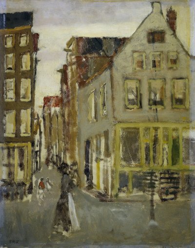 Lauriergracht Tweede Laurierdwarsstraatilla tekijältä George Hendrik Breitner