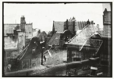 Näkymä Amsterdamin kattojen yli tekijältä George Hendrik Breitner