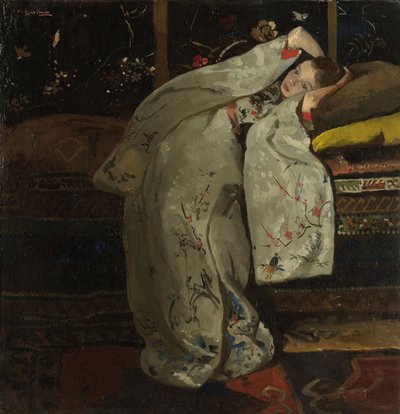 Tyttö valkoisessa kimonossa, 1894 tekijältä George Hendrik Breitner