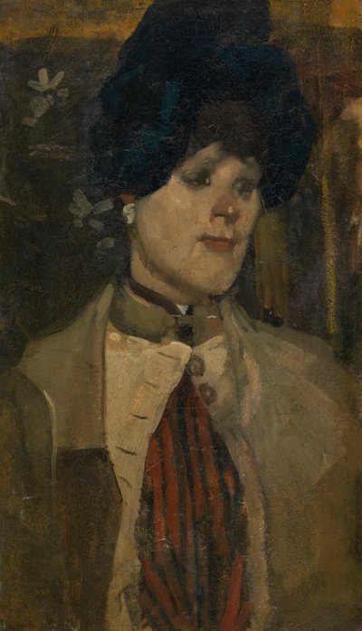 Laulajattaren muotokuva tekijältä George Hendrik Breitner