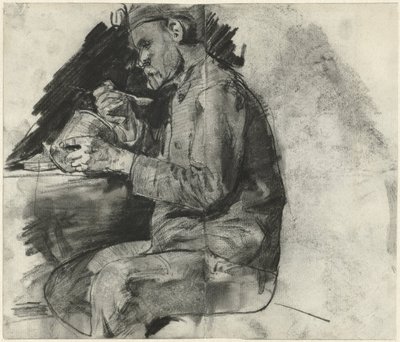 Syömässä oleva sotilas tekijältä George Hendrik Breitner