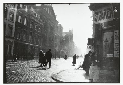 Katunäkymä Rotterdamissa tekijältä George Hendrik Breitner