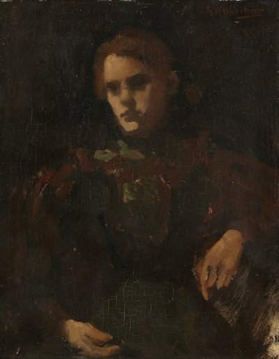 Opiskelu mallin jälkeen (Geesje Kwak?) tekijältä George Hendrik Breitner